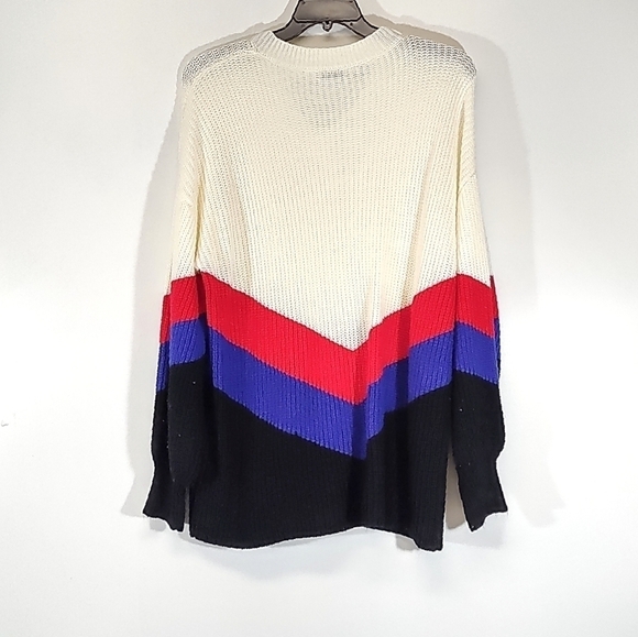Fashion Nova  color block oversized sweater Size: see measurements - Picture 2 of 6